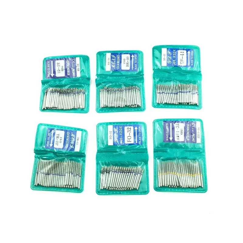 Dental Diamond FG High Speed Burs for Teeth Polishing Smoothing Dental Materials