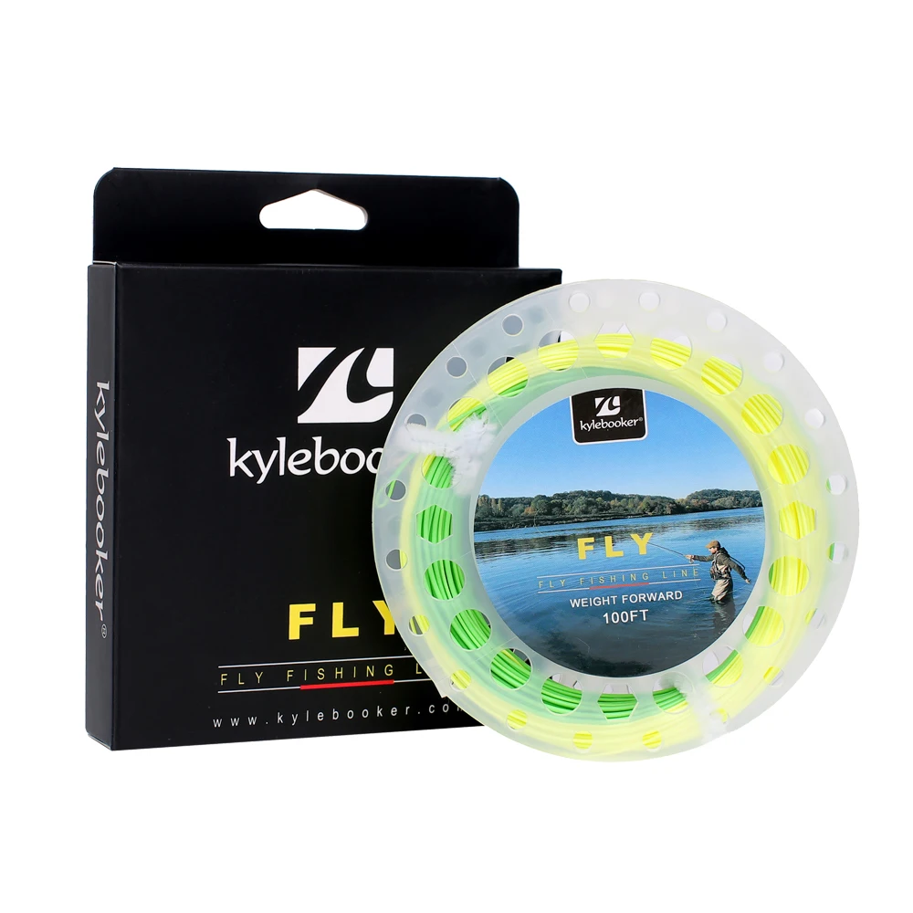 Fly Line Fishing Line Weight Forward Floating Fly Line Double Micro Welded Loops Freshwater Saltwater WF2 3 4 5 6 7 8 WT