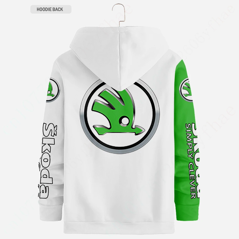 Skoda hoodie untuk pria wanita Anime 3D pencetakan Sweatshirt atasan kasual Zip Hoodies pakaian Unisex Harajuku esensial Pullover