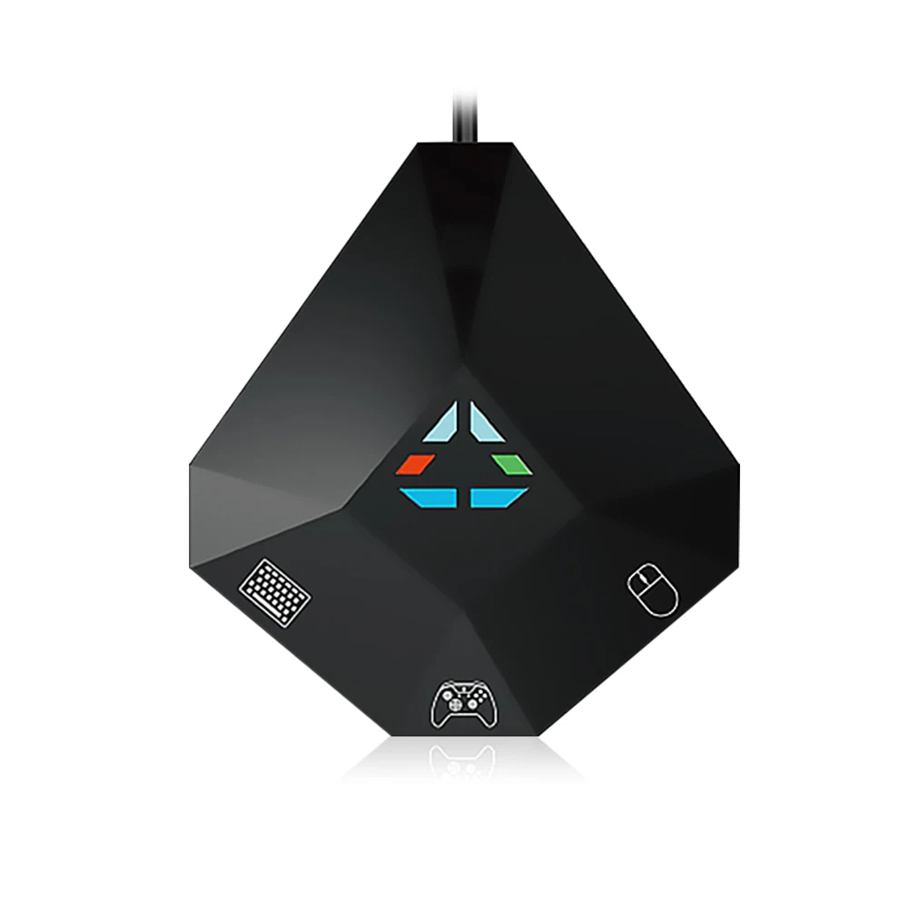 Muisadapter Klassieke kleuren en eenvoudig ontwerp USB-bekabelde gamecontroller-convertertoetsenbord voor Switch/Xbox/PS4