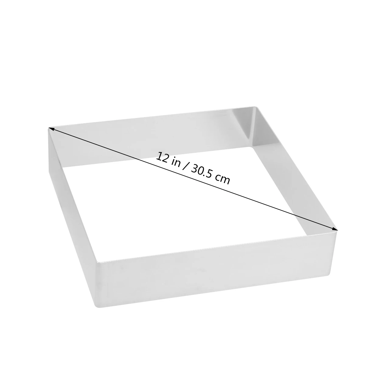 

Stainless Steel Cake Ring 3 Inch Mousse Mould Baking Dessert Pastry Diy Tool Reusable Oven Safe Smooth Silver