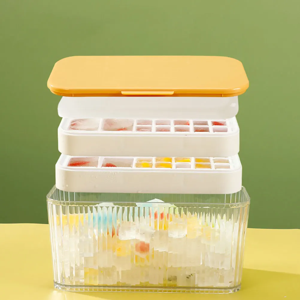 

48 Large Cube Household Household Ice Mold Ice Trays Mold Tray for Freezer Quick Release Easy Clean Kitchen Tool