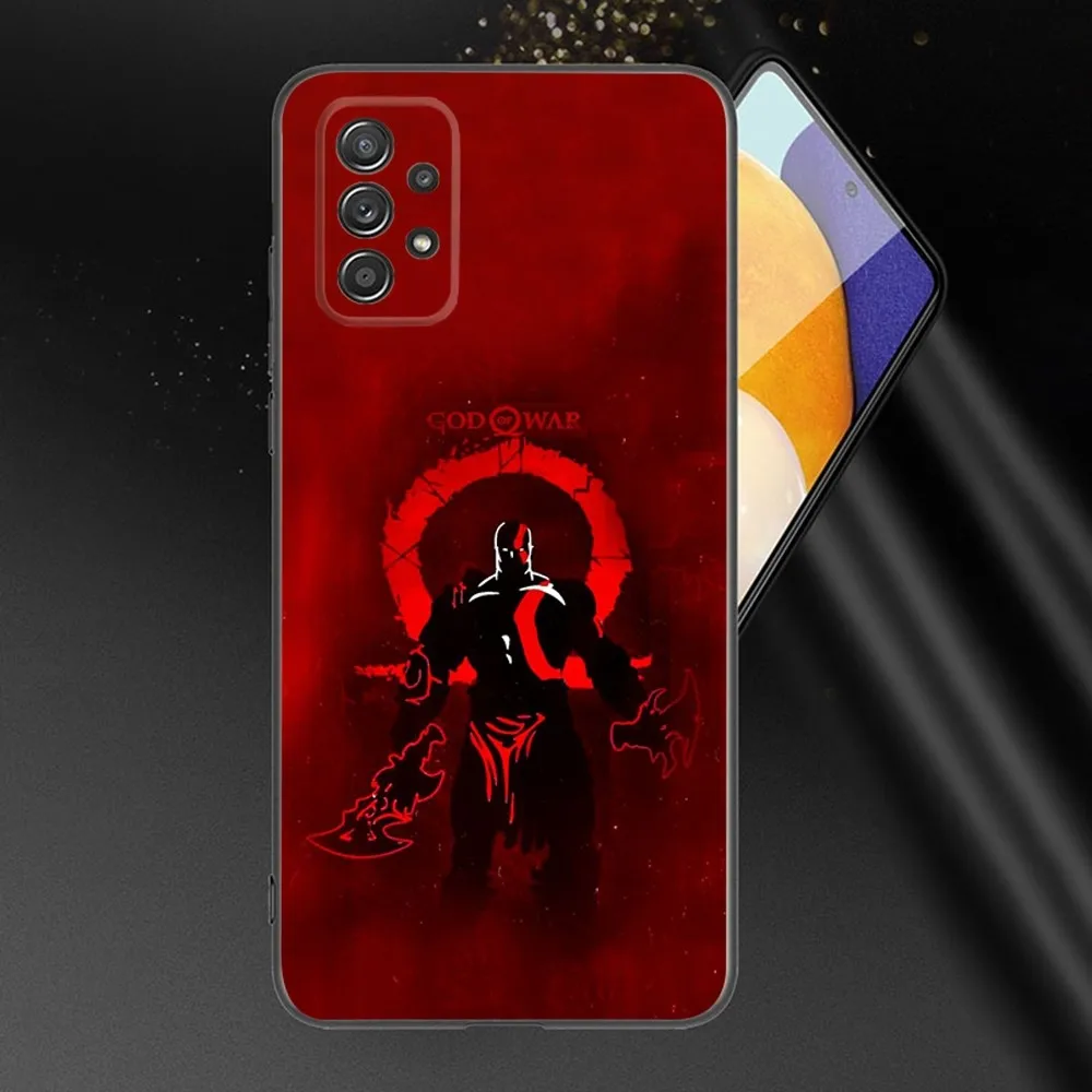 Game God Of W-War Phone Case For Samsung Galaxy A13,A21s,A22,A31,A32,A52,A53,A71,A80,A91 Soft Black Phone Cover