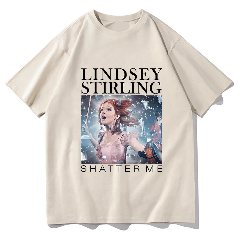 Lindsey Stirling Survive T-shirts Men Women Short Sleeve Summer Tee-shirt 2024 Album Graphic Printing Tshirts Unisex Streetwear