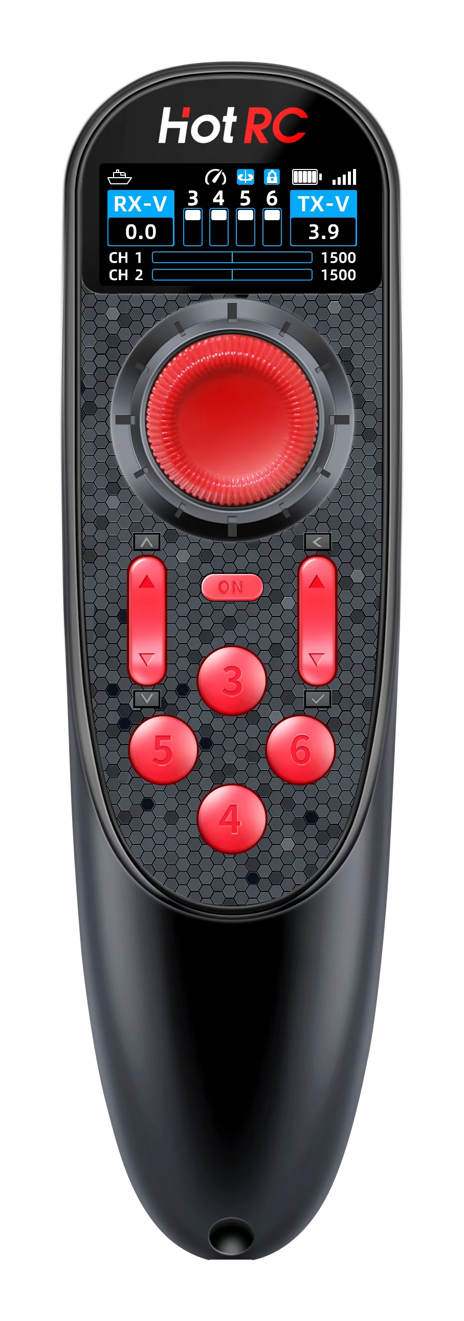 HOTRC DS-650 6CH 2.4 جيجا هرتز نظام الراديو الارسال تحكم عن بعد مع DS 600 PWM 6 قناة استقبال لقارب RC