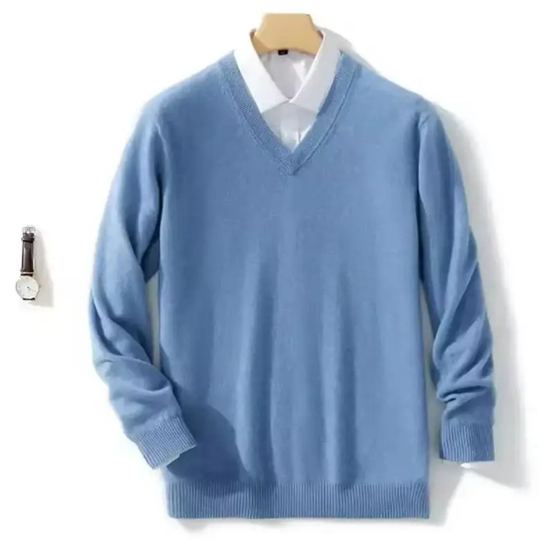 SKY BLUE v-neck