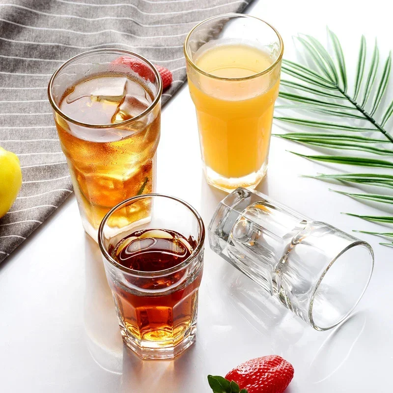 Transparent Tea Cups Acrylic Water Cup Juice Beverage Tumbler Break-resistant Drinkware Bar Restaurant Beer Cocktail Glasses