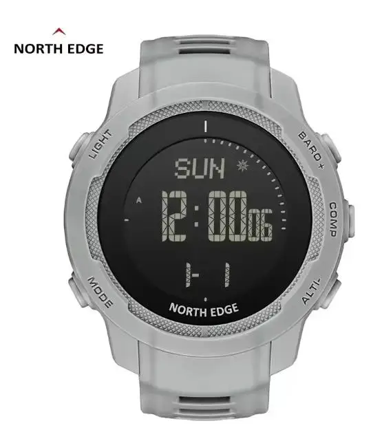 

NORTH EDGE VERTICO Корпус из углеродного волокна для мужчин Мужские цифровые часы Спортивные часы для бега и плавания WR50M Часы Высотомер Барометр Компас