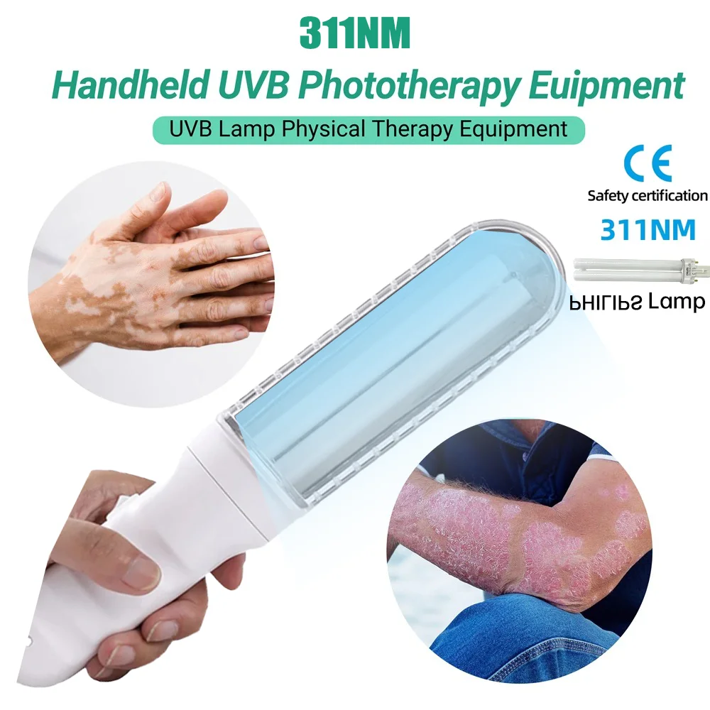 

Vitiligo Psoriasis Skin Treatment device 311nm UVB Ultraviolet Phototherapy Lamp Instrument