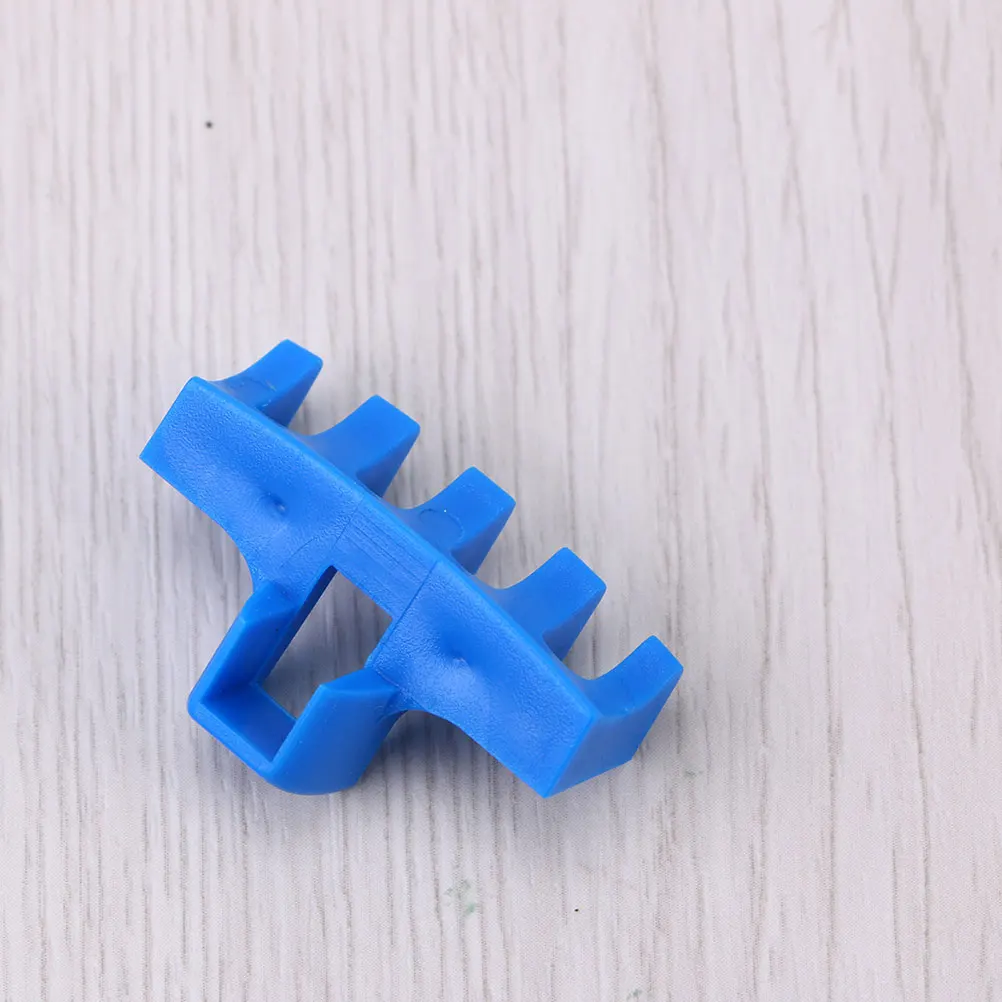 

4pcs Badminton Racket Stringing Machine Tool Load Spreader Adapter 2 Blue 2 Rose Red Durable Plastic High Tension Protection For
