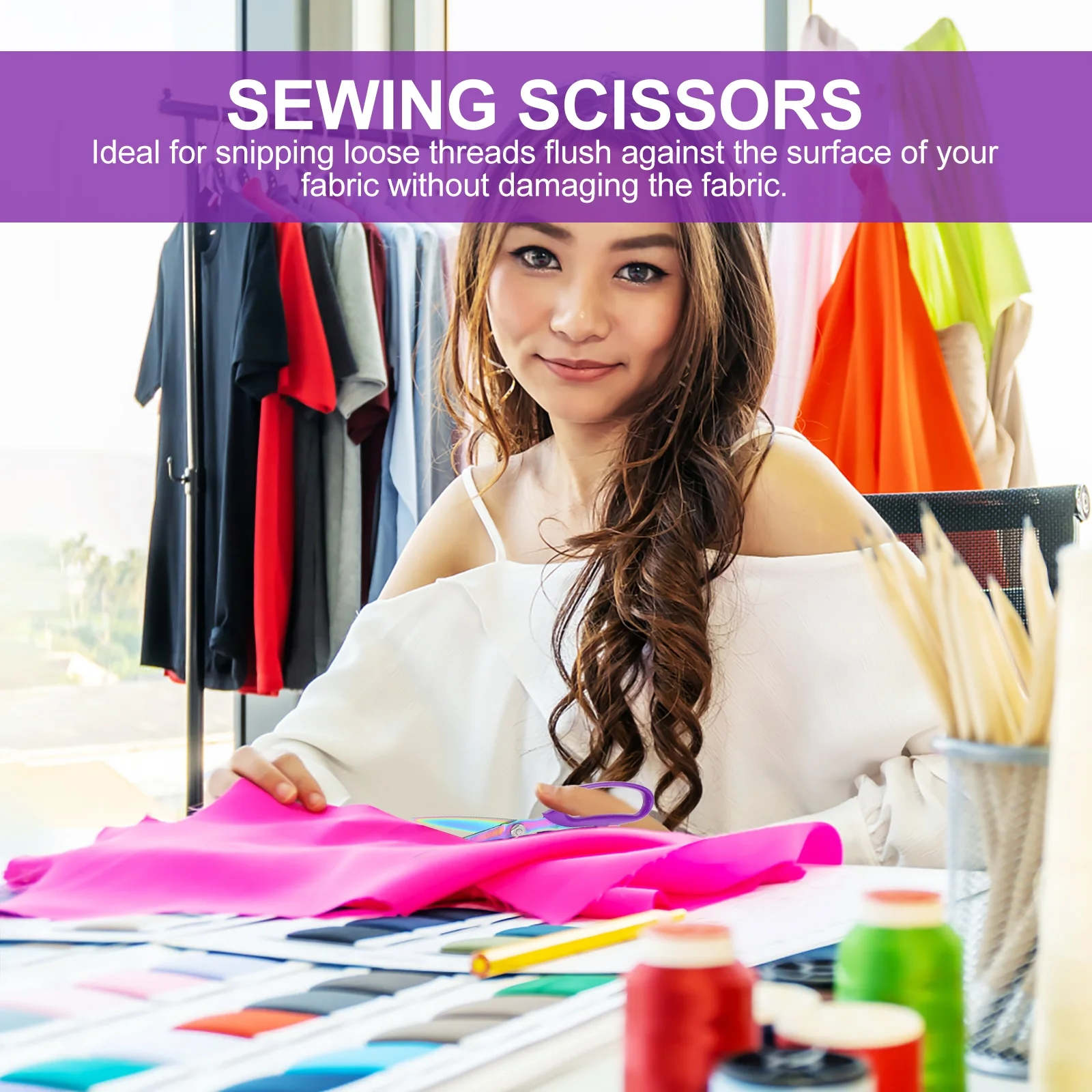 

10 Stainless Steel Fabric Scissors Professional Tailor Sewing Tool Embroidery Scissor Thread Cutter Cross Stitch Yarn Shears