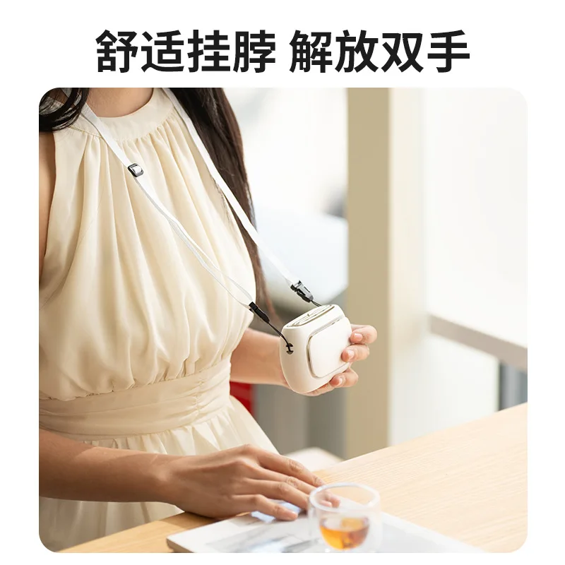 Neck fan desktop outdoor wind handheld bracket waist fan