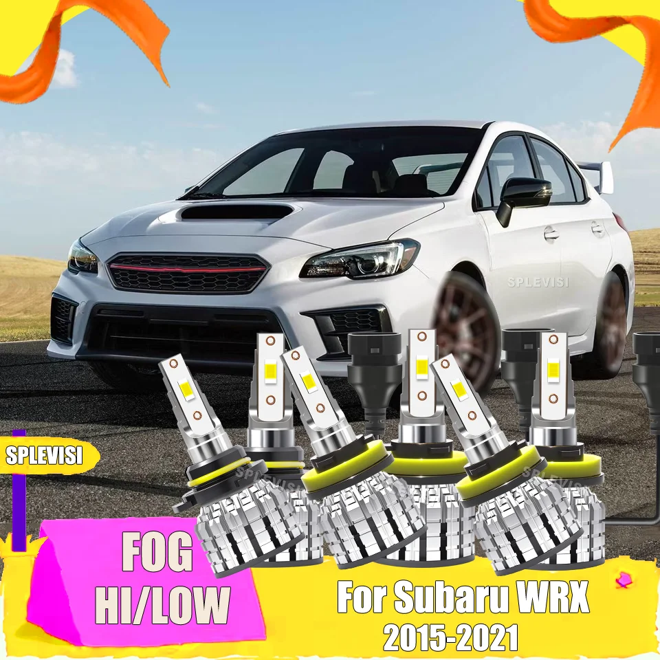 

Newest Arrival 9005 H11 H11 Car LED Headlight Foglamp Bulbs Upgrade combo For Subaru WRX 2015 2016 2017 2018 2019 2020 2021