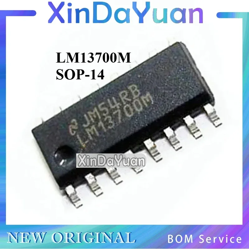 5 pcs  LM13700M LM13700  SOP-14  Dual Transconductance Amplifier Chip