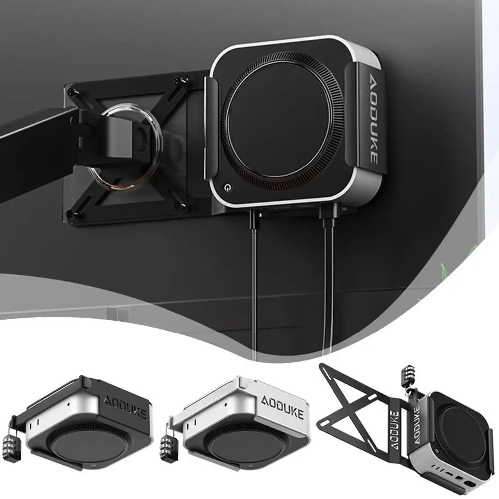 

For Apple Mac Mini M4/Pro Display Rack, Mechanical Arm Extension, VESA Wall Mounted Suspension Bracket