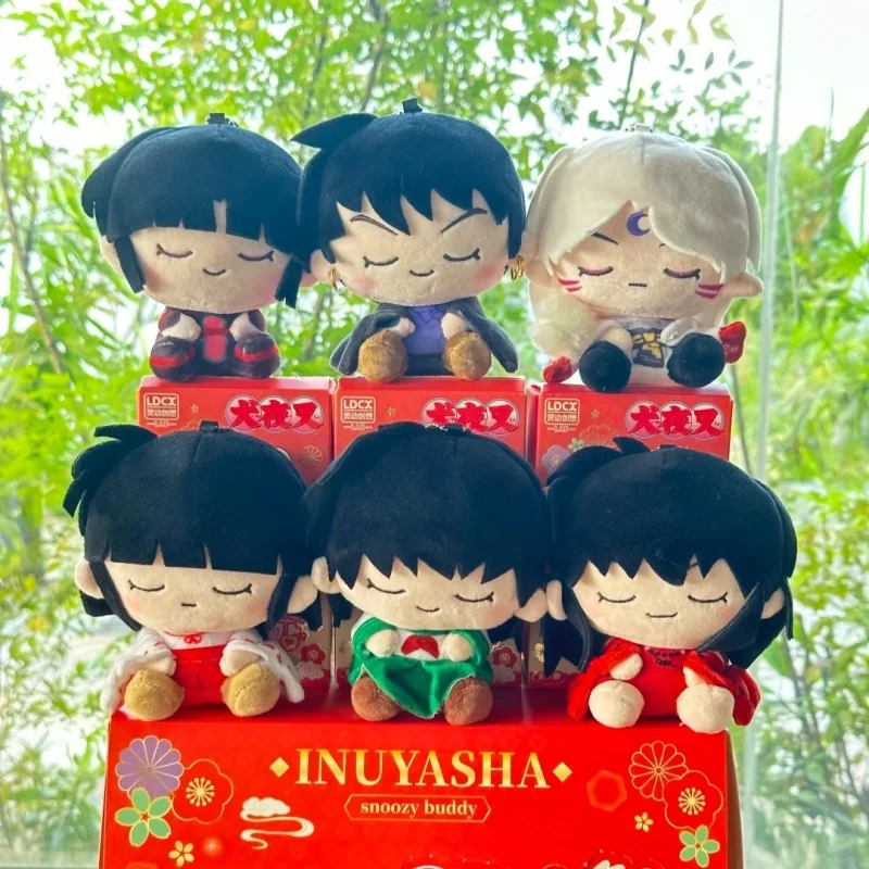 

Инуяша аниме-фигурка слепая коробка-миинственная коллекция оригинальных персонажей Кагоме Хигураши Кикё орнамент подарок для фанатов