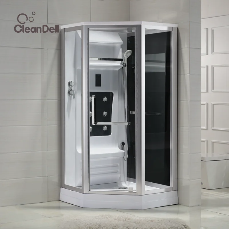 Black Rhombus Bathroom Diamond Type Luxury Integral Shower Room Intelligent Internet Celebrity Steam Bathroom Bath Room