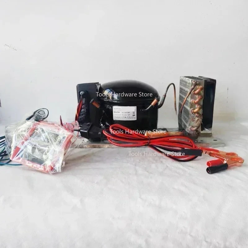 DCコンプレッサー式コンデンサーBD25HC車載冷蔵庫ソーラー冷凍庫船舶用冷蔵庫DC 12V24V