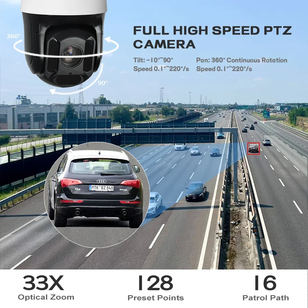 22X 25X 33X 36X Sunba تتبع السيارات PoE الناس عد في الهواء الطلق محيط إنذار UNV IP PTZ 3MP 4MP 5MP كاميرا البث المباشر #4