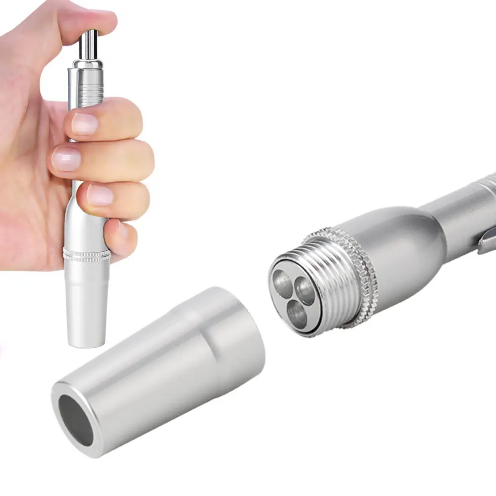 Silver Three-needle Blood Lancing Pen Cupping Acupuncture Massage Device For Blood Test Blood Collection Device Adjustable Depth