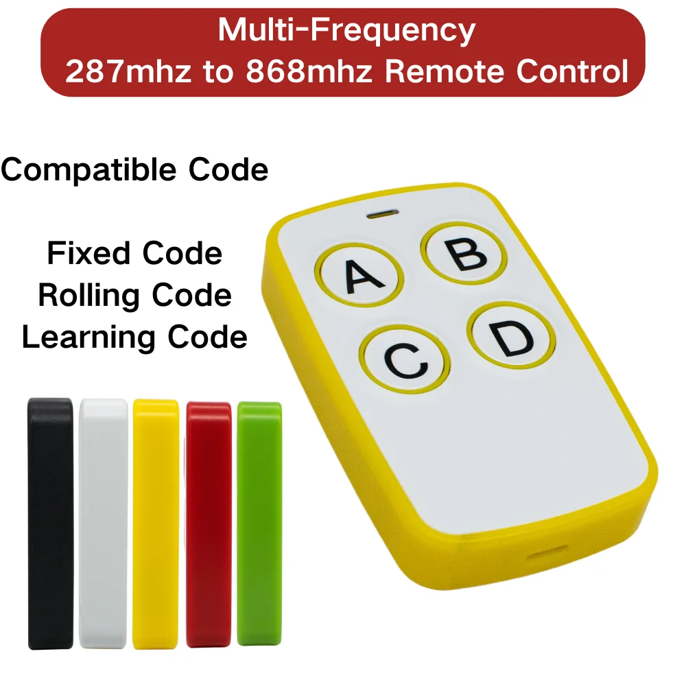 28Omhz-868mhz Remote Control Garage Door Opener For CASIT CELISA CPS DASPI DEA DELMA ELBE FADININORTON MERLIN ERREKA
