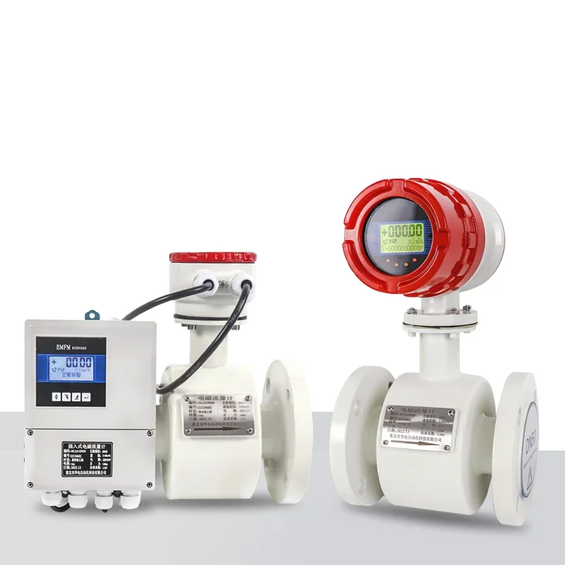 electromagnetic flow meters water air diesel oxygen gas mass fuel   digital  magnetic flow meters flowmeter sensor 4-20mA RS485