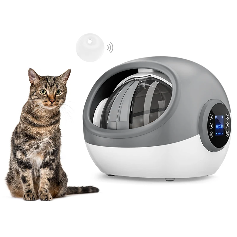 

2025 Hot Automatic Cat Feeder Timed Smart Dog Food Auto Microchip Pet Feeder Wet and Cat Dry Food Dispenser with Collar Sensor