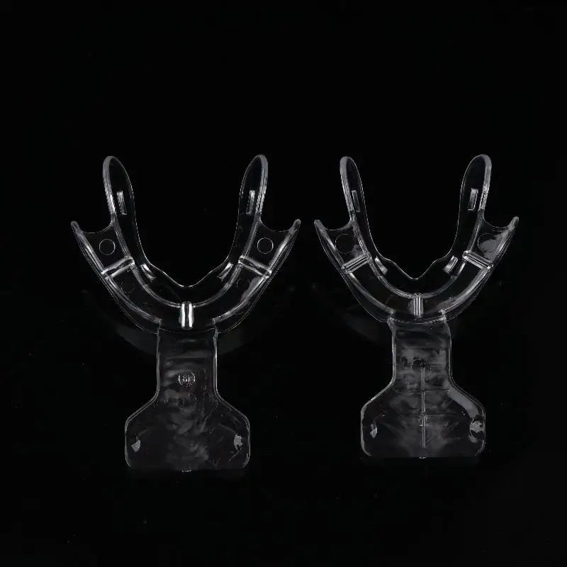 1/2Pcs Plastic Frame Cut Back Impression Trays Dental Impression FCB Trays Edentulous Jaw Stress Free Autoclaved 134℃