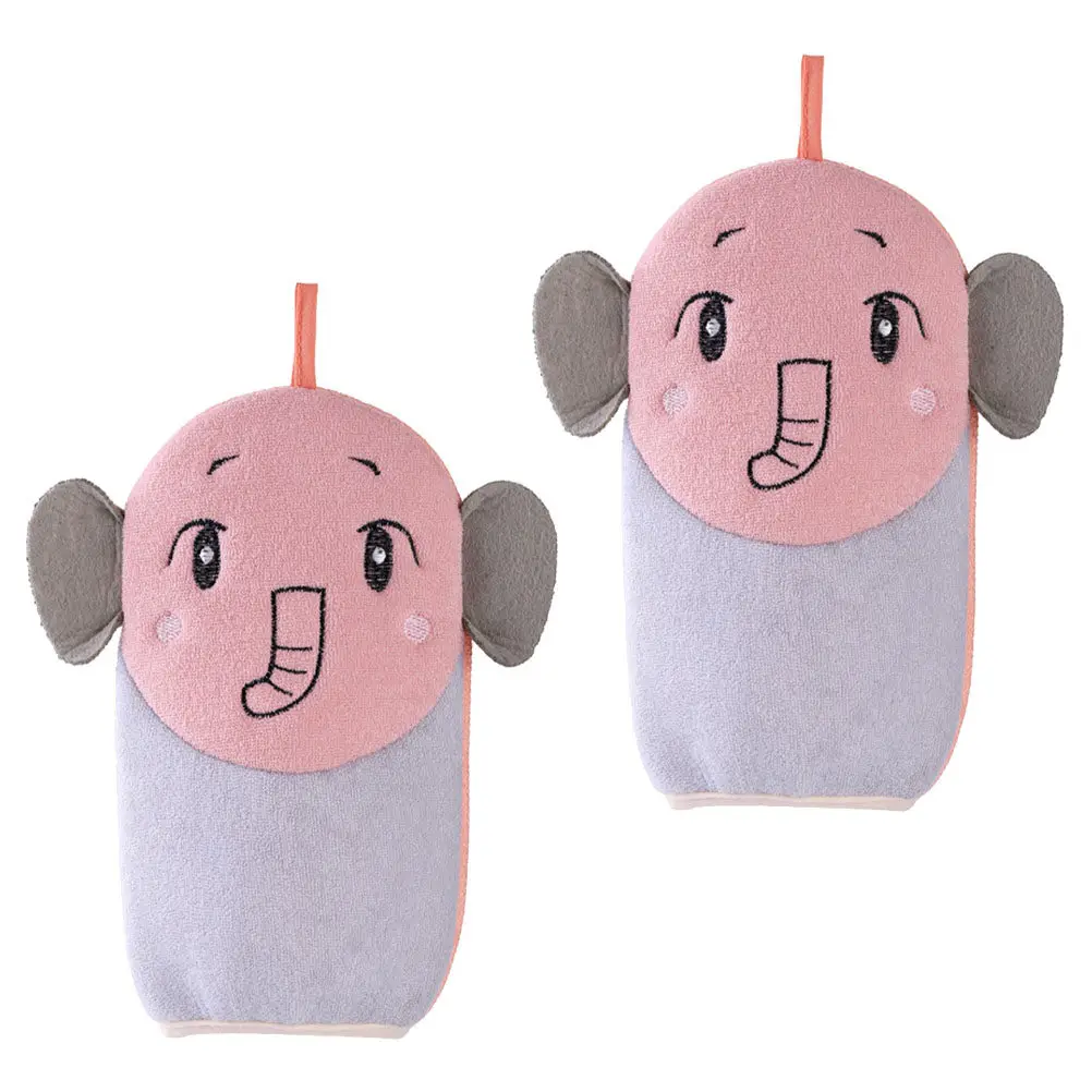 

2pcs Cartoon Kids Bathing Glove Thicken Shower Wipe For Scrubber Foam Making Bath Mittens Deep Cleaning Glove