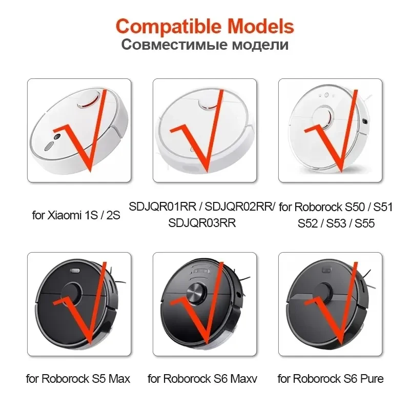 Filtri HEPA lavabili per Xiaomi Roborock 1S 2S S50 S5 Max S6 MaxV T4 T6 Robot aspirapolvere parti di ricambio accessori strumento