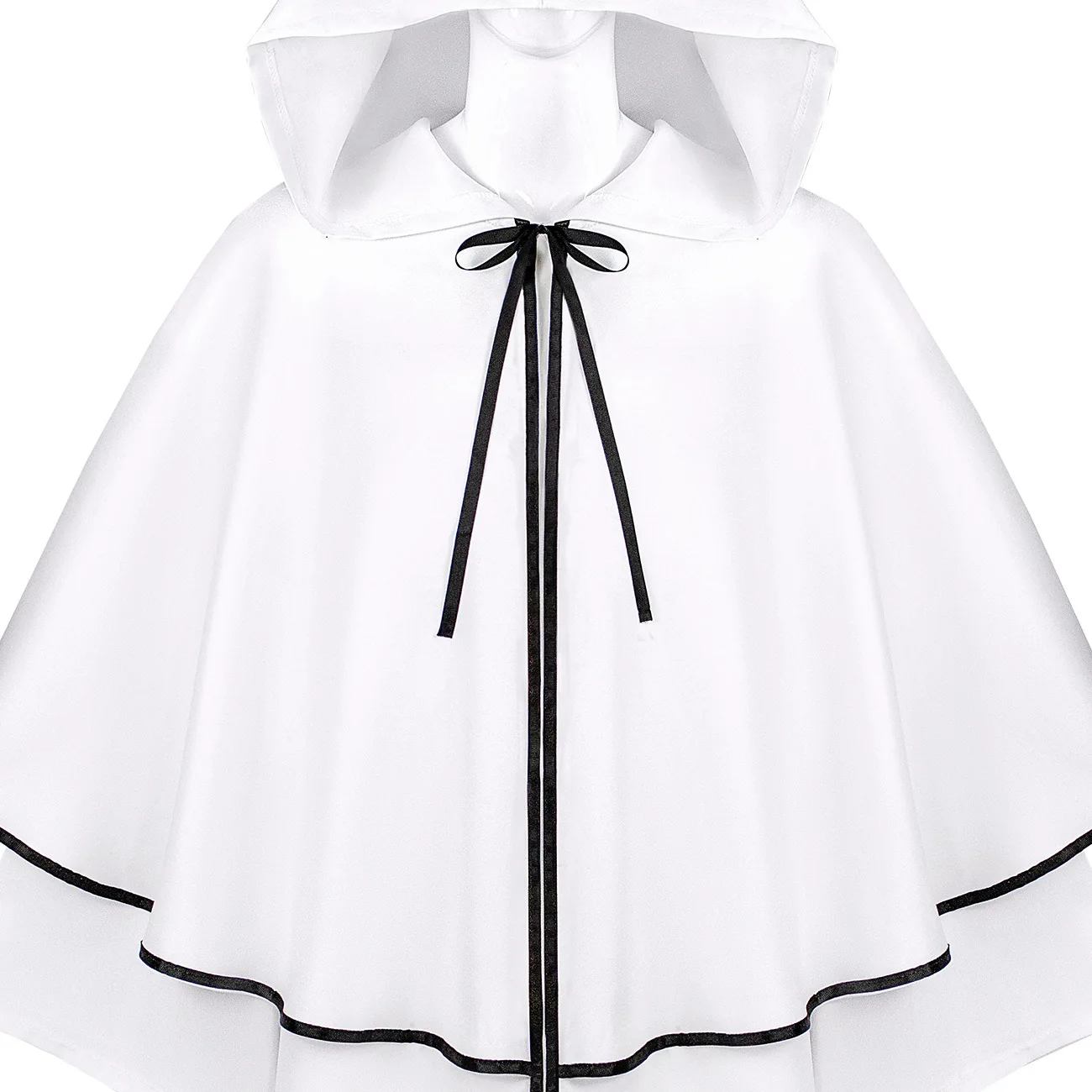 Medieval 5-Color Hooded Long Sve Cloak Performance Costume loween Witch Death God Cosplay Women's Traditional Ethnic Wear