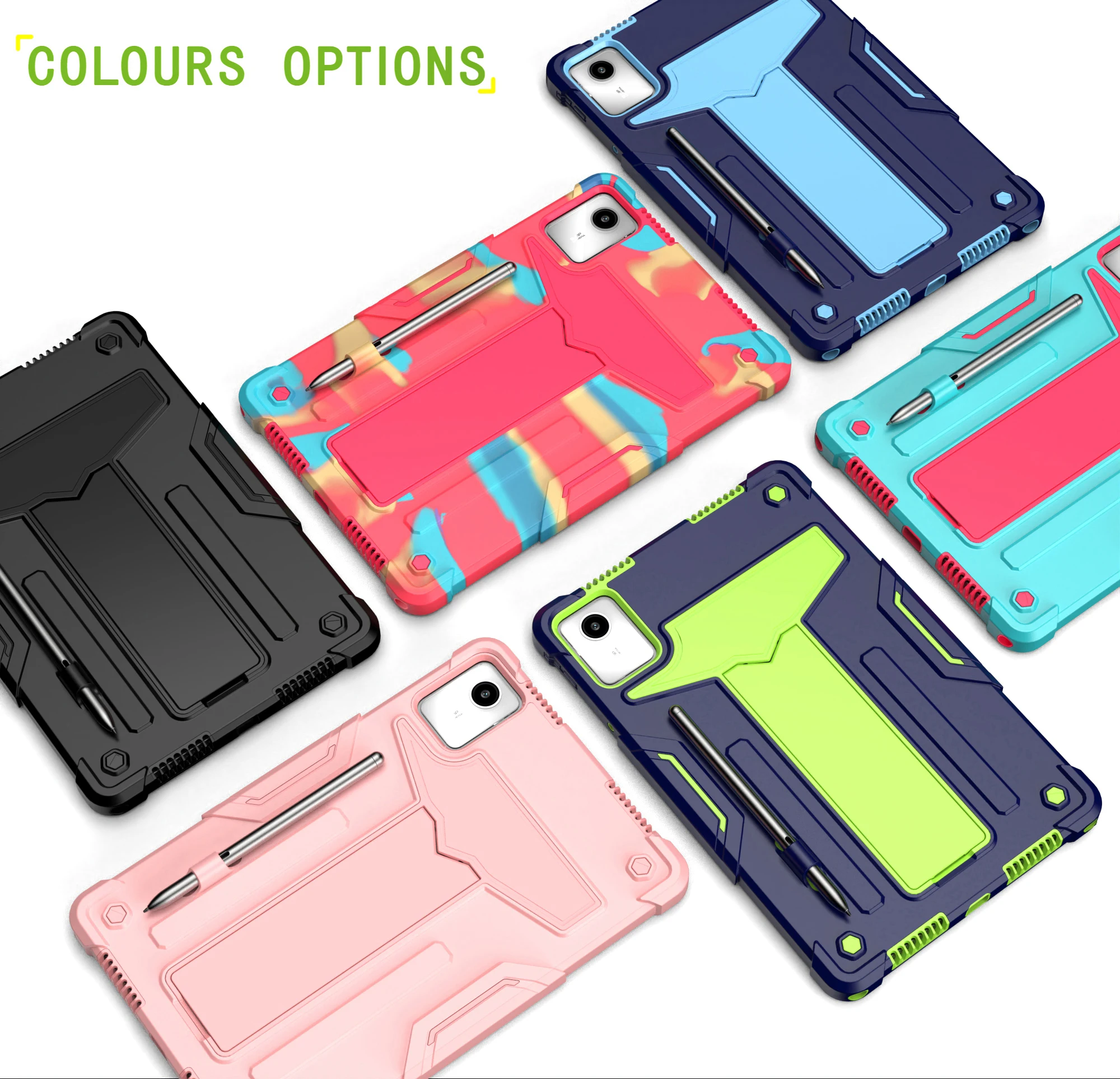 

Stand Case For Lenovo Xiaoxin Pad 11 2025 Idea Tab K11 Gen2 M11 K11 2024 TB335FC TB336FU TB336ZU TB331FC TB330KU XU Rugged Cover