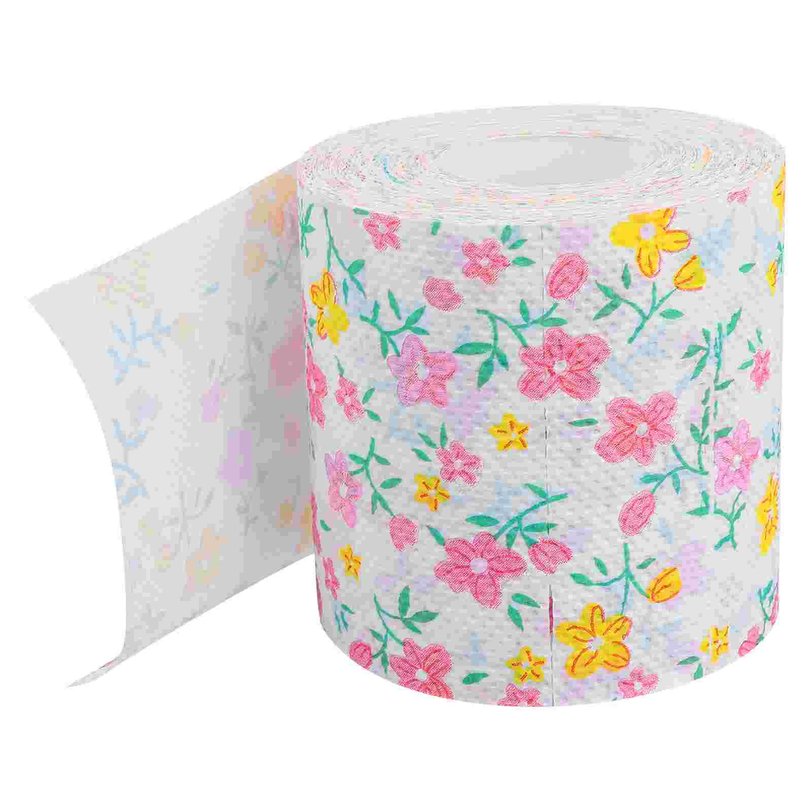 Printed Toilet Tissue Home Supplies Colored Napkins Virgin Wood Pulp Handkerchief