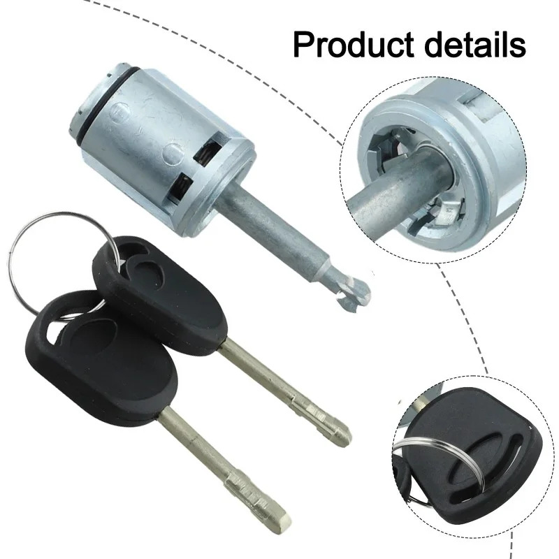 

1101535 For Ford Focus Mk1 1998-2004 Bonnet Lock Cylinder With 2 Keys Car Door Lock Core Key Switch Lock AL354 Replacement
