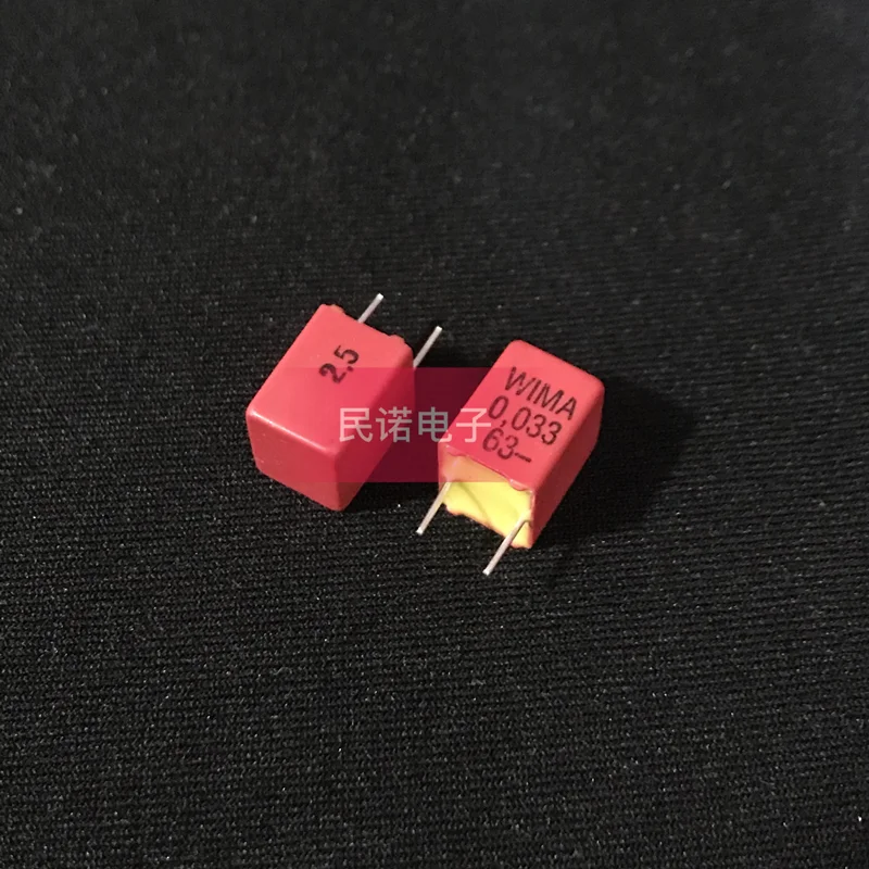 

5/10/20/50pcs German WIMA Film Capacitor FKP2 63V 0.033UF 63V 333 33NF Pitch 5mm Audio passive capacitor