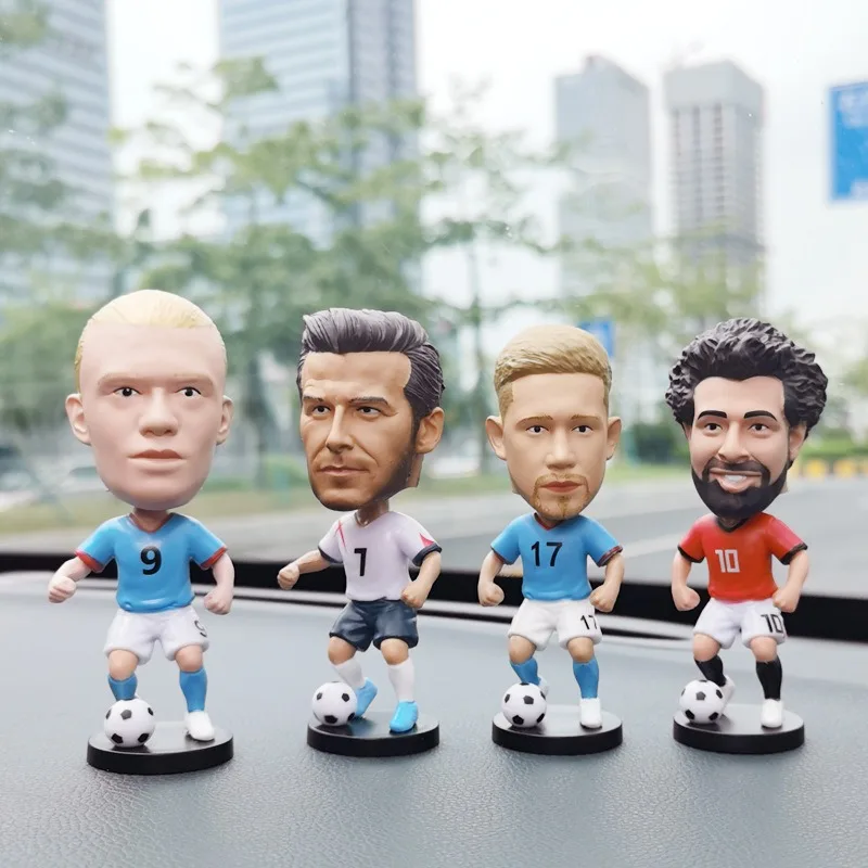 Football star doll car ornament gives boys gifts C Ronaldo star week character Neymar shaking his head doll birthday gift