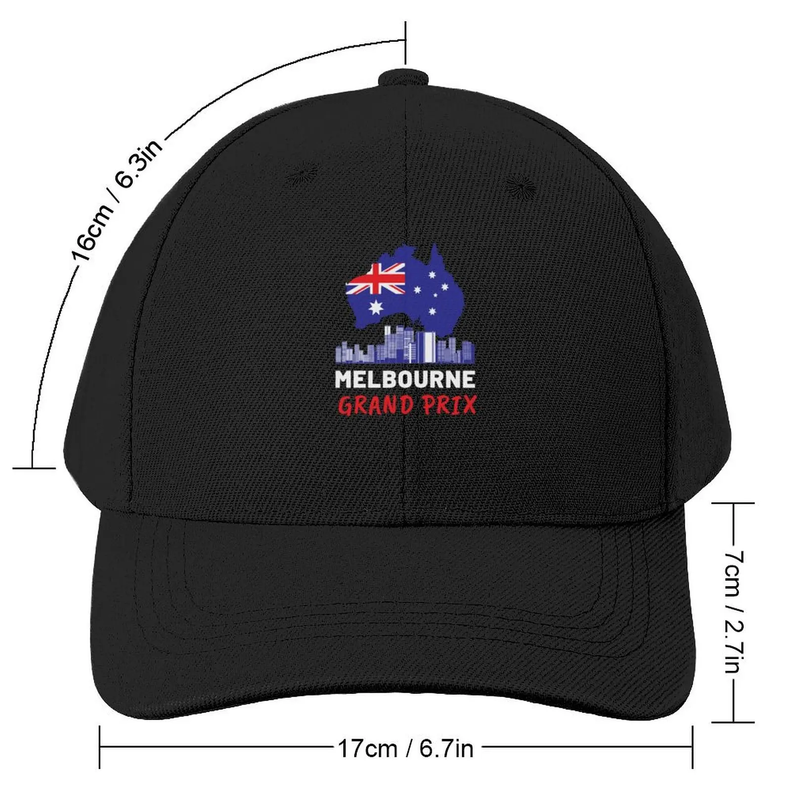 melbourne grand prix Baseball Cap cute sun hat Big Size Hat Women Beach Fashion Men's