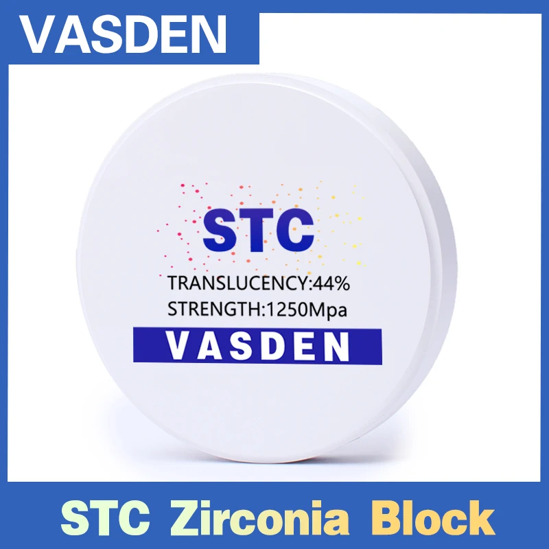 ST A3.5 B1 B2 Color Super Transparent 98mm CADCAM Milling Zirconia Block Zirconia Disc Dental Lab Ceramics Zirconium Disc