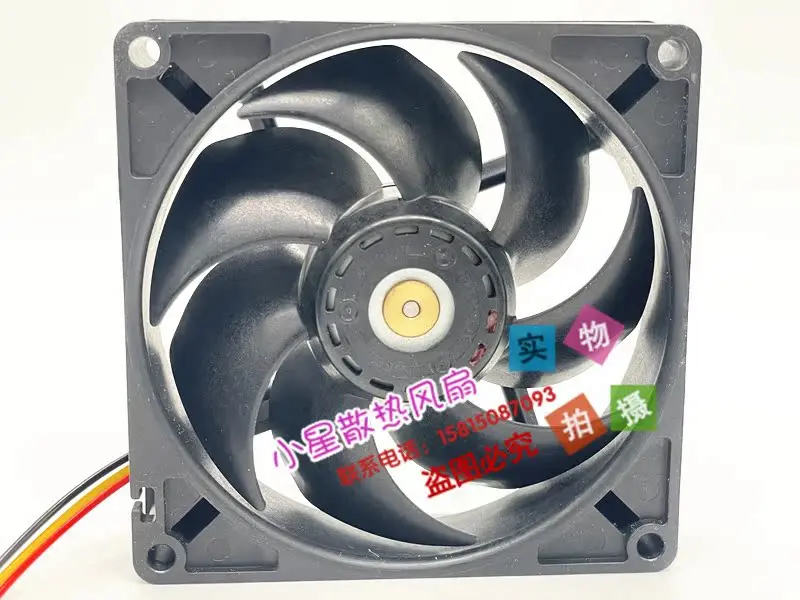 Ventola di raffreddamento per server SANYO DENKI 9GA0924H403 CC 24 V 0,09 A 92 x 92 x 25 mm a 3 fili