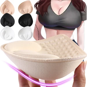 3D Abnehmbares Schub -up -BH -Kissen Einsätze Innenkleidung Weibliche Brustaufzugsschwamm gepolsterter Schwamm 7 Hauptverkäufe ohne Auskleidung - №5