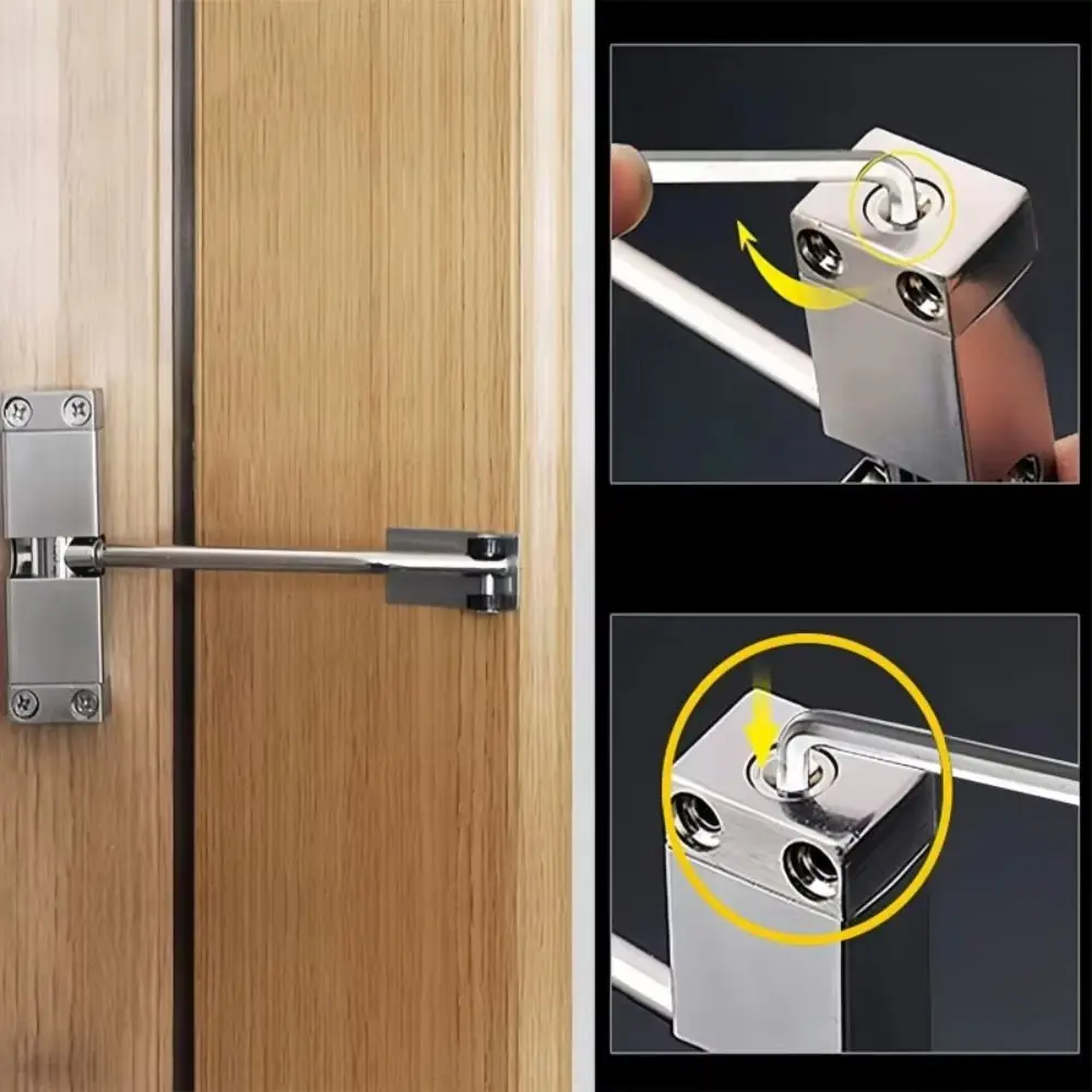 Automatyczny samozamykacz do drzwi ze stopu aluminium, bezpieczny, samozamykający się zawias do drzwi, odporny na zużycie, montowany sprężynowy samozamykacz do drzwi, okucia do drzwi.