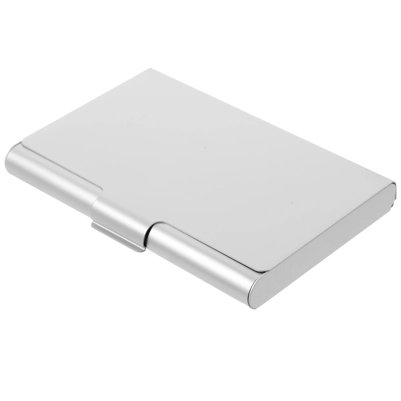 

Aluminium Alloy Business Card Holder Desktop Organizer Large Capacity Office Use Visiting Cards Case Credit Card Storage Box