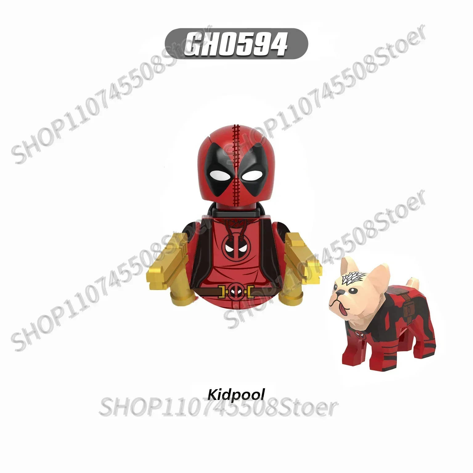 Heiße Sammelfiguren Marvel Bausteine Deadpool Moonlight Knight Mini-Bausteine Partygeschenk Deadpool Ant-Man