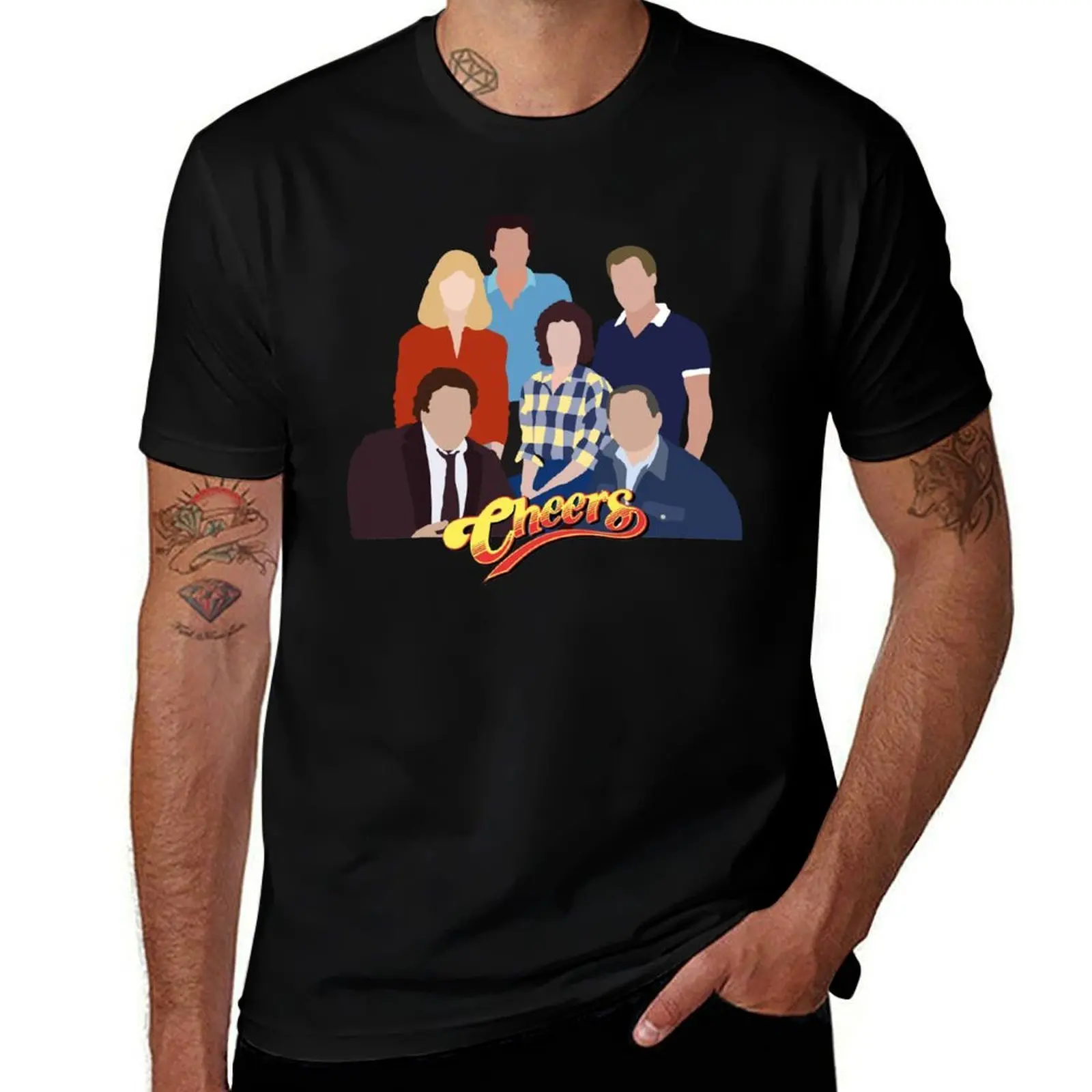 cheers cast T-Shirt Active Wear Sports for Men T-Shirt