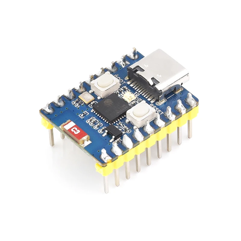ESP32-C3-Zero Development Board With Optional Solder, Based on ESP32-C3FN4 Single-core Processor, 2.4GHz Wi-Fi & Bluetooth 5