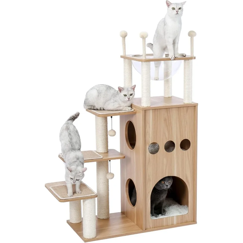 

cat Tree Stable cats Towers Cozy Perches Unique cats Climber for Large cat for Indoor Activity Relaxing cat Trees