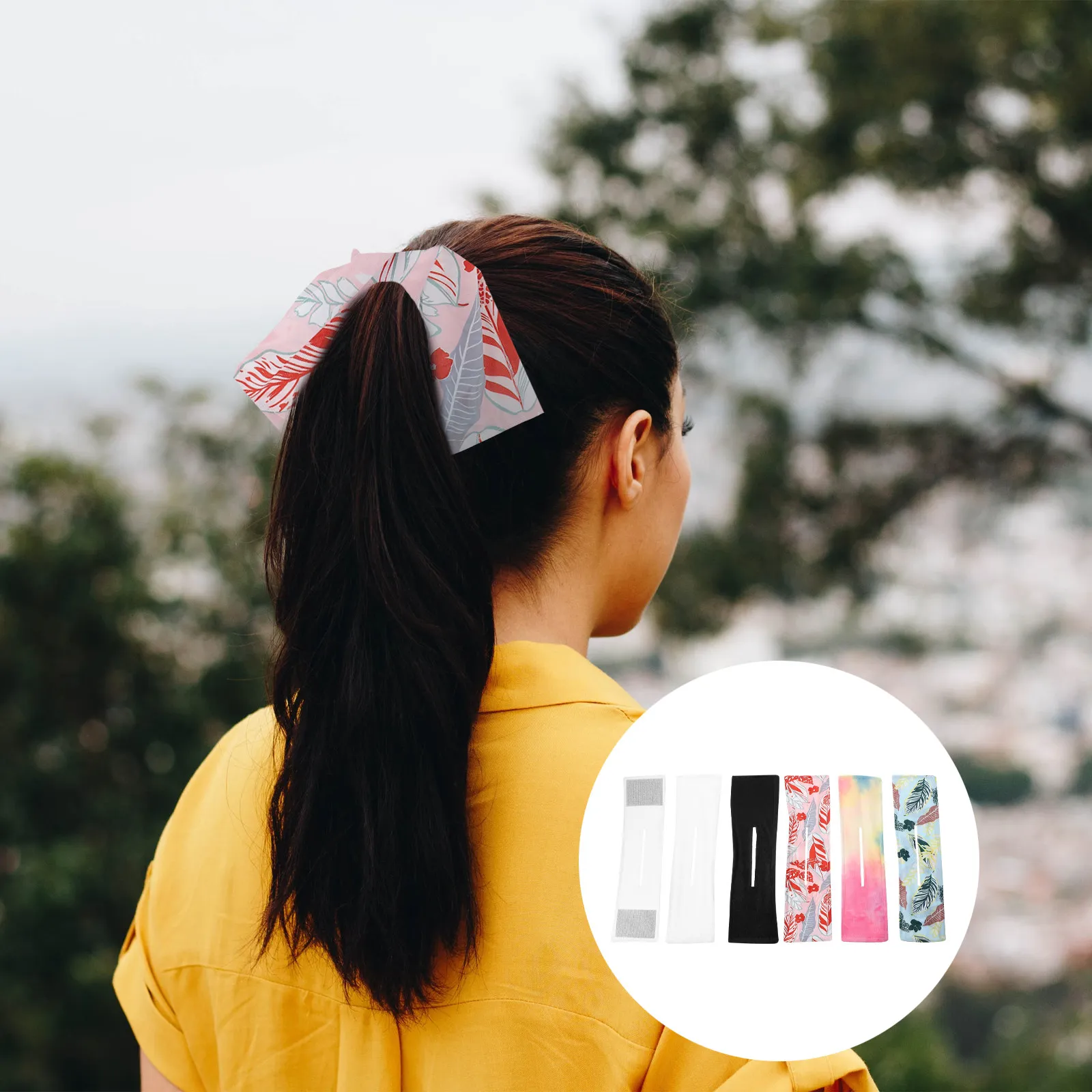 6Pcs Hair Bun Tools Easy to Use Smooth Material Rotating Hairband Versatile Hair Accessory for Exercise Daily Dressing Up Gift