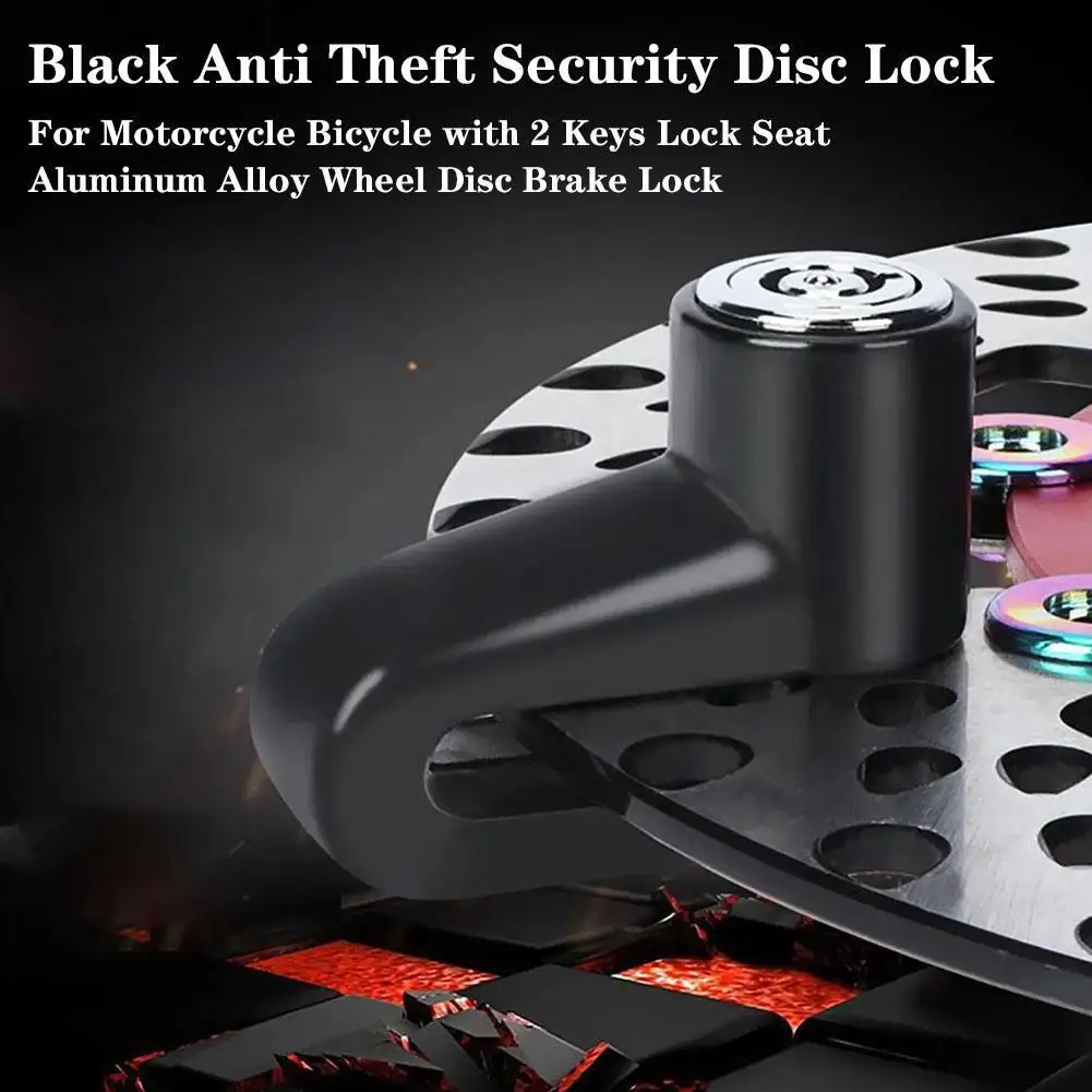 Motorcycle Lock Security Anti Theft Alarm Bicycle Motorbike Motorcycle Wheel Disc Brake Lock Theft Protection For Scooter