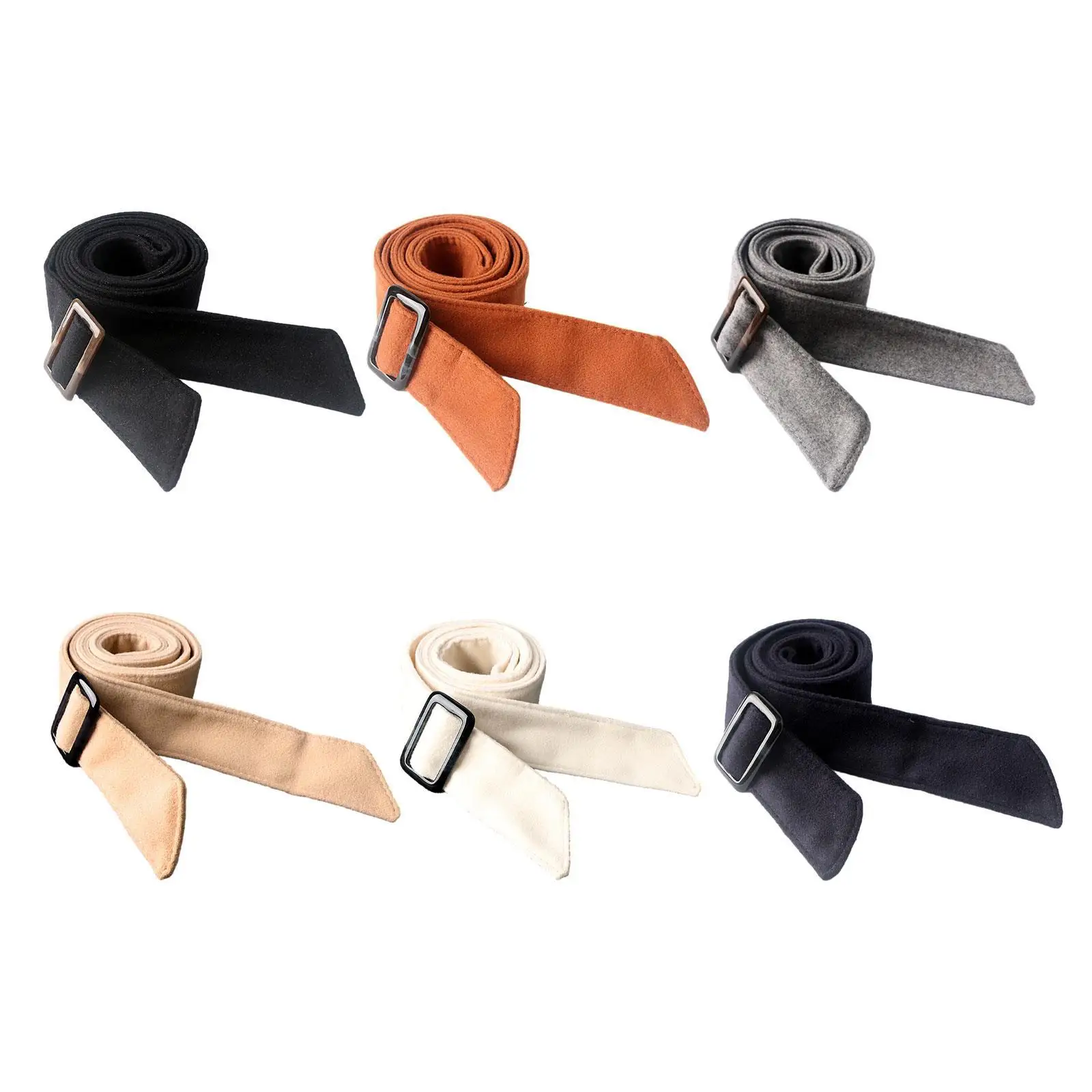 معطف نسائي من الصوف حزام خصر عصري ناعم وعملي مزدوج الجوانب ومتعدد الاستخدامات