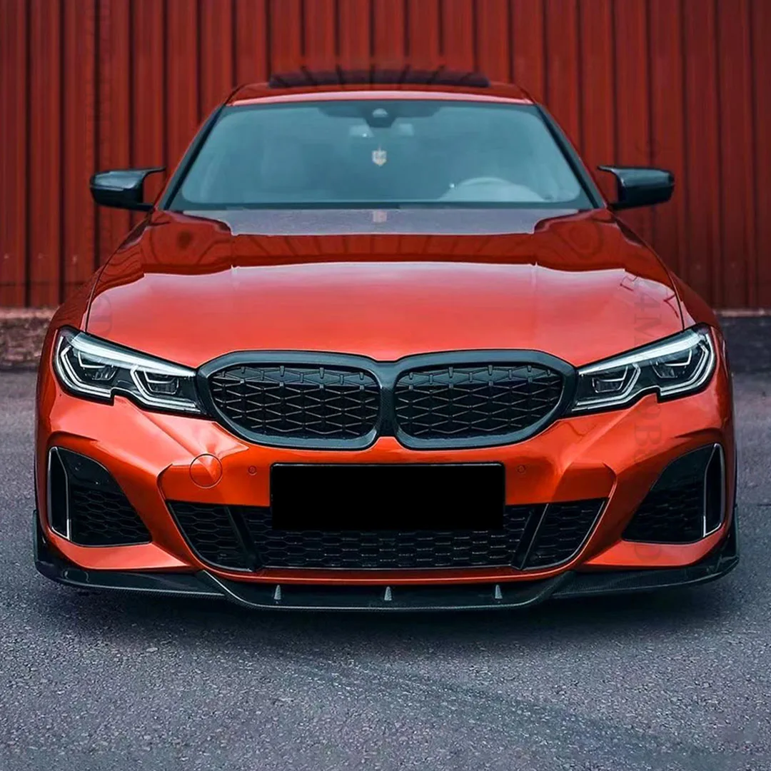 

For BMW 3 Series G20 G21/G28 330i M340i 2019-2022 Car Upper Bumper Hood Grill,Glossy Black Front Kidney Grille Tuning Upgrade
